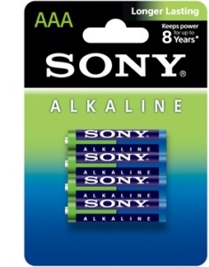 Alkaline Blue AAA Size 4-pc Blister pack