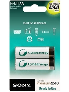 Cycle Energy Multi-Use Premium AA size 2-pc Blister pack (2500mAh)