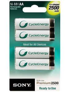 Cycle Energy Multi-Use Premium AA size 4-pc Blister pack (2500mAh)