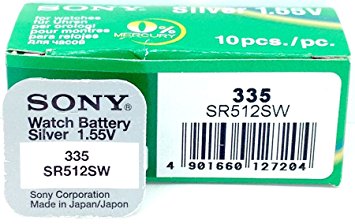 Sony 335 SR512 Watch Battery – Made in Japan Button Cell Batteries