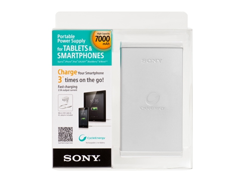 Sony Portable Charger 7000mAh for Mobile Devices Fast Charging 2.1A – Power Bank