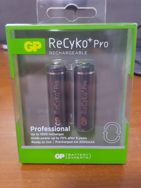 GP ReCyko+ Pro Professional AA 2000mAh x 2pcs Rechargeable Battery