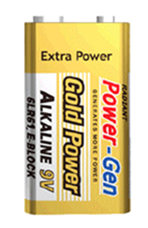Power-Gen Gold Power Alkaline 9V 6LR6